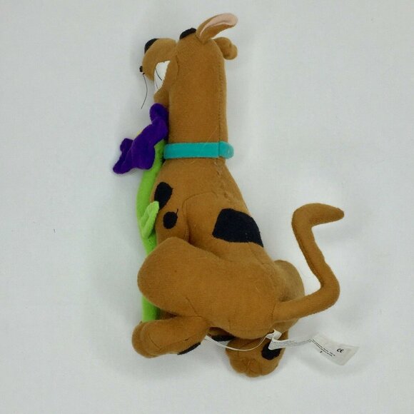 Scooby-Doo Cartoon Network 10" Plush Stuffed Animal Brown & Purple Dog Dane - Picture 4 of 6